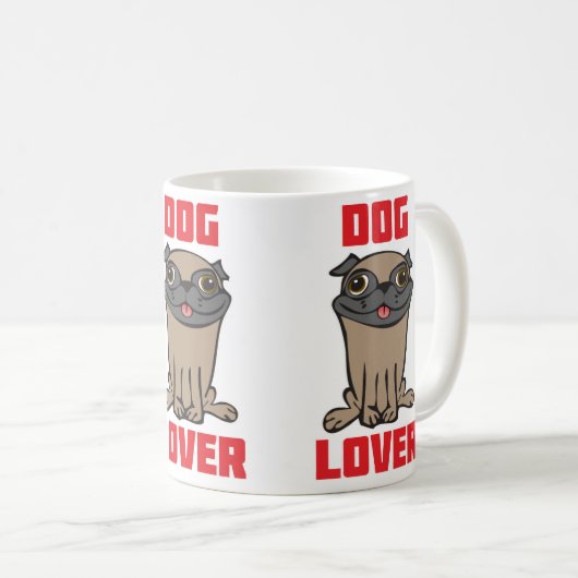 Mug Amoureux des chiens #2 (Devant droit)