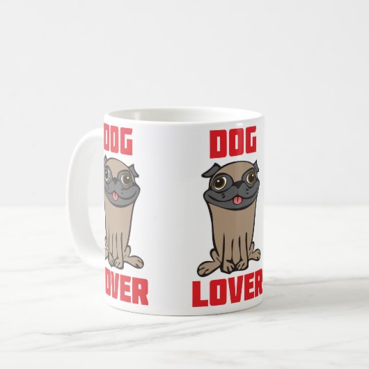 Mug Amoureux des chiens #2 (Devant gauche)