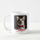 Mug Amoureux des chiens à deux photos Valentine's Day (Gauche)