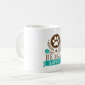 Mug Amoureux des chiens beagle (Devant gauche)
