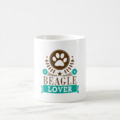 Mug Amoureux des chiens beagle (Centre)