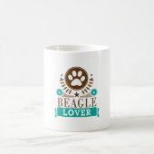 Mug Amoureux des chiens beagle (Centre)