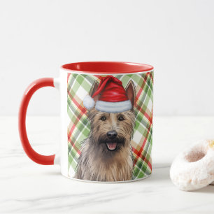 Mug Amoureux des chiens Berger Picard Holiday Plaid