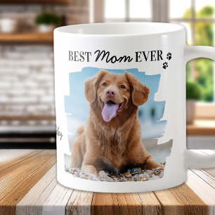 Mug amoureux des chiens Best Mom Ever Personnalisé 2 