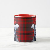 Mug Amoureux des chiens Bluenose Pitbull Holiday Red P (Centre)