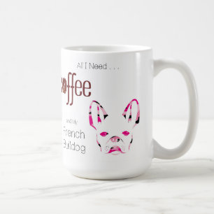 Mug Amoureux des chiens coloré de Bulldog français mig