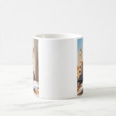 Mug Amoureux des chiens de Charming Corgi Architect (Centre)