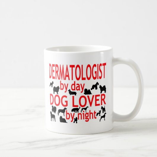 Mug Amoureux des chiens dermatologue (Droite)