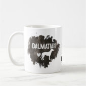 Mug Amoureux des chiens Fête des pères Dalmatien papa  (Gauche)