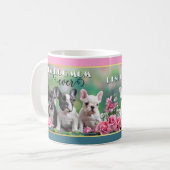 Mug Amoureux des chiens français Bulldog (Devant gauche)