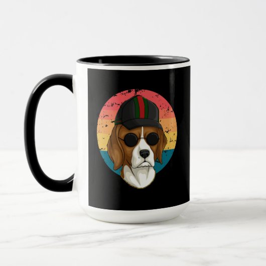 Mug Amoureux des chiens Hound (Gauche)