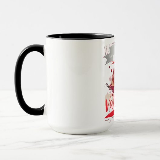 Mug Amoureux des chiens| La Saint Valentin, magnifique (Gauche)
