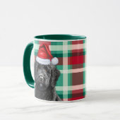 Mug Amoureux des chiens Labradoodle Rouge Vert Vacance (Devant gauche)