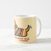 Mug Amoureux des chiens par temps de pull (Devant droit)