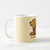 Mug Amoureux des chiens par temps de pull (Gauche)