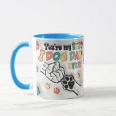 Mug Amoureux des chiens personnalisé (Gauche)