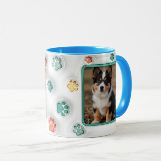 Mug Amoureux des chiens personnalisé (Devant droit)