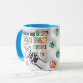 Mug Amoureux des chiens personnalisé (Devant gauche)