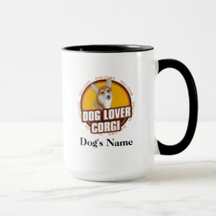 Mug Amoureux des chiens personnalisé Corgi race de chi