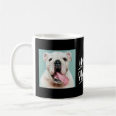 Mug Amoureux des chiens Photo personnalisée (Gauche)