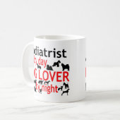 Mug Amoureux des chiens podiatre (Devant gauche)