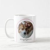 Mug Amoureux des chiens rose simple Photo Saint Valent (Gauche)