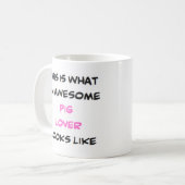 Mug amoureux des cochons, génial (Devant gauche)