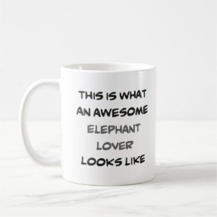 Mug amoureux des éléphants