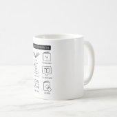 Mug Amoureux des livres (Devant droit)