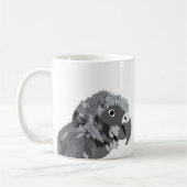Mug Amoureux des oiseaux d'Afrique de perroquets gris (Gauche)