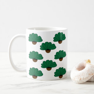 Mug Amoureux des Plantes Plantes en Pot Vert