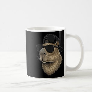 Mug Amoureux drôle de capybara Lunettes de soleil cool