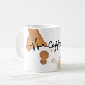 Mug amoureux du café (Devant gauche)