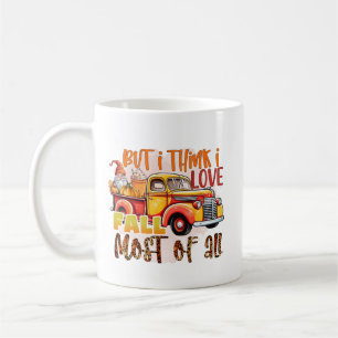 Mug Amoureux du camion de campagne en saison automnale