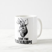 Mug Amoureux du camping Jackalope (Devant droit)