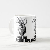 Mug Amoureux du camping Jackalope (Devant gauche)
