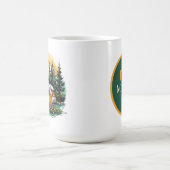 Mug Amoureux du camping mignons ajoutent monogramme (Centre)