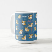Mug Amoureux du Chien de Motif Welsh Corgi (Devant gauche)