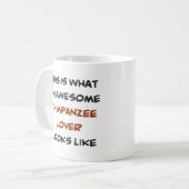 Mug amoureux du chimpanzé, génial (Devant gauche)