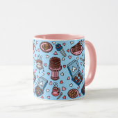 Mug Amoureux du chocolat mignon (Devant droit)