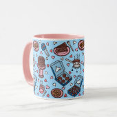 Mug Amoureux du chocolat mignon (Devant gauche)