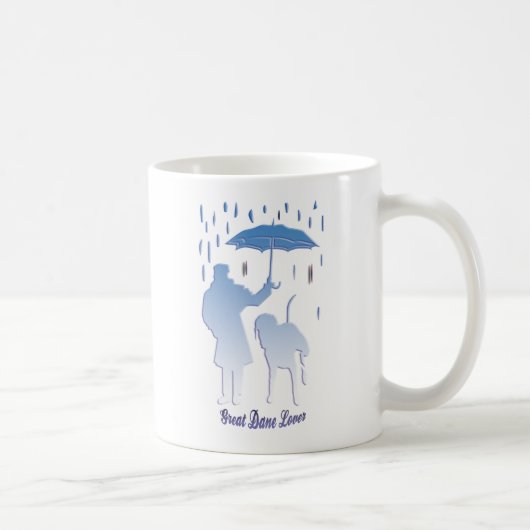 Mug Amoureux du Dogue Allemand (Droite)
