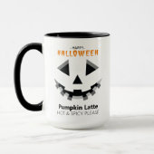 Mug Amoureux du Latte à la Citrouille d'Halloween (Gauche)