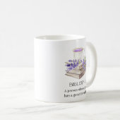 Mug amoureux du livre bibliophile (Devant droit)
