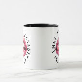 Mug Amoureux du livre drôle Je lis probablement Smut (Centre)