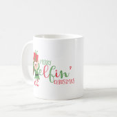Mug Amoureux Elf Joyeux Noël Elfin (Devant gauche)