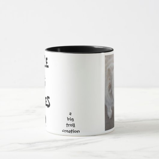 Mug Amours de CHIEN de sourire vous (Centre)