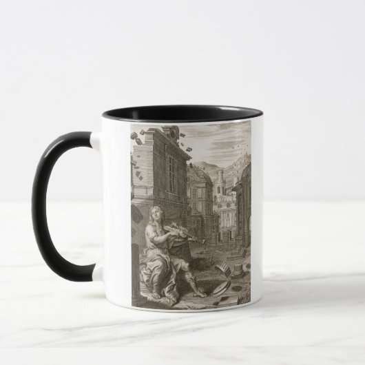 Mug Amphion construit les murs de Thebes par la (Gauche)