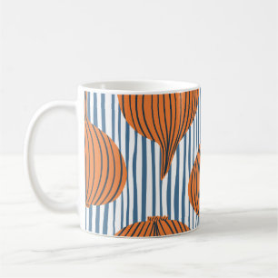 Mug Ampoules d'oignon dessinées à la main, papier pein