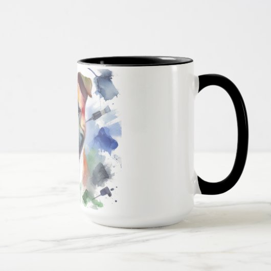 Mug Amstaff färgrik.  (Droite)